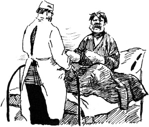 Иллюстрация к рассказу Чехова «Горе» с обложки издания 1895 г. (Типография т-ва И.Д.Сытина)