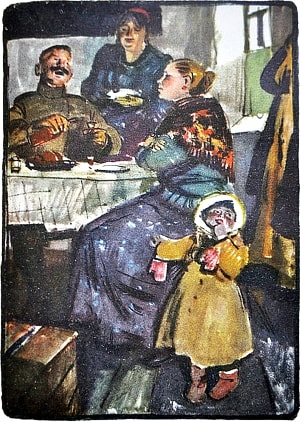 Иллюстрация П. Пинкисевича к рассказу Чехова «Гриша»