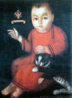 Иоанн Антонович в детстве. Неизвестный художник, 1740-е