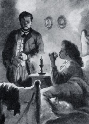 Иллюстрация Т. В. Шишмаревой (1947) к рассказу А. П. Чехова «Учитель словесности»