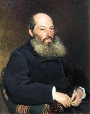 Афанасий Фет. Портрет работы И. Е. Репина (1882)