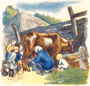 Иллюстрация к «Корове» Л. Н. Толстого