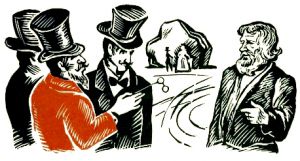 Иллюстрация И. Захаровой к рассказу Толстого «Как мужик убрал камень»