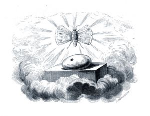 Иллюстрация к стихотворению «Бессмертие души» найденная в рукописях Державина