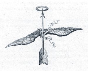 Иллюстрация к стихотворению «КРЕЗОВ ЭРОТ» найденная в рукописях Державина