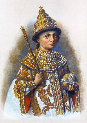 Царь Петр I в детстве. 1894