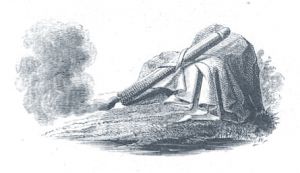 Иллюстрация к стихотворению «ПОТОПЛЕНИЕ» найденная в рукописях Державина