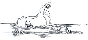 Иллюстрация Е. Жака к сказке Салтыкова-Щедрина «Бедный волк»