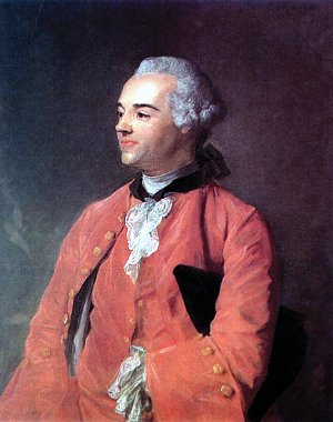 Портрет Жака Казота. Масло, холст, 1760. Ж. Б. Перронно