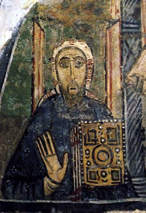 Св. Кирилл. Фреска в базилике Святого Климента в Риме. IX век