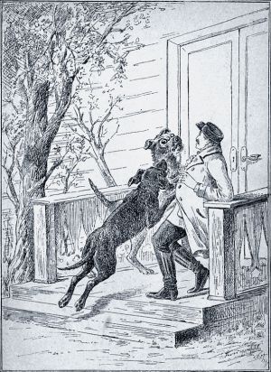 Иллюстрация к рассказу Тургенева «Собака»