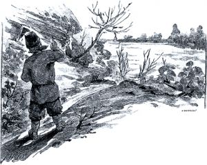 Иллюстрация Н. В. Денисова (1898 г.) к басне Крылова «Ручей»