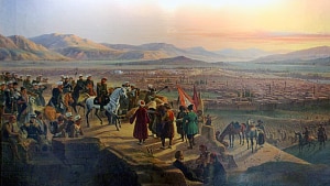 Сдача крепости Эрзерум 27 июня 1829 года. Художник Януарий Суходольский (1797-1875)