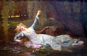 Офелия. Александр Кабанель, 1883