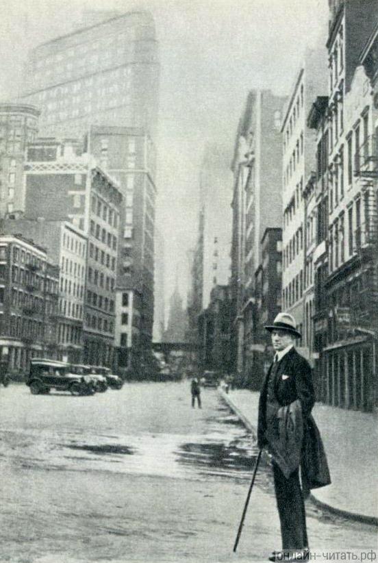 В. Маяковский в Нью-Йорке. 1925 г.