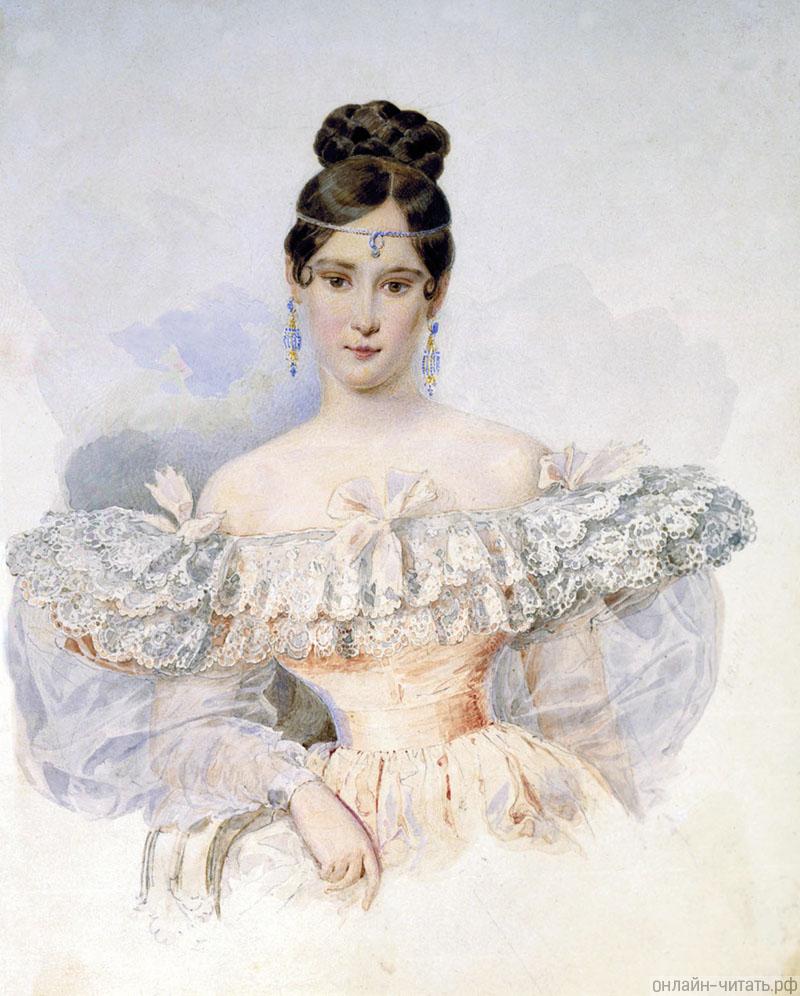 Н. Н. Пушкина (Гончарова). А. П. Брюллов, 1831-1832