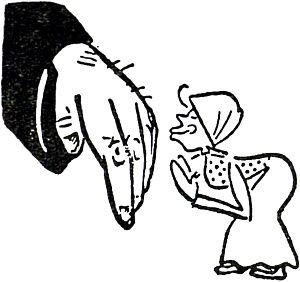 А потом норовят облизать друг друга, или лапу поповскую, или образа. Иллюстрация В. Маяковского к циклу стихотворений «Обряды», 1923 г.