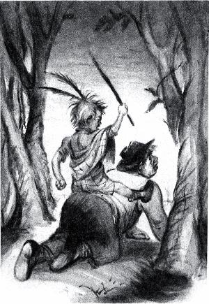 Ну! Гоп! Пошел! Иллюстрация Ф. Полещук к рассказу-новелле О. Генри «Вождь краснокожих»