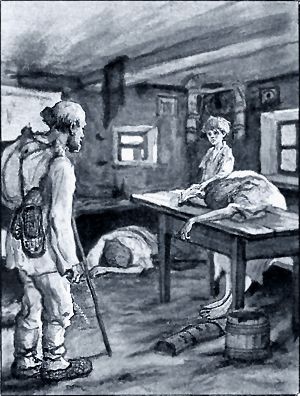 Иллюстрация Моравова А. В. к расссказу Л. Н. Толстого «2 старика»