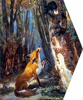 «Ворон и лисица» Жана де Лафонтена
